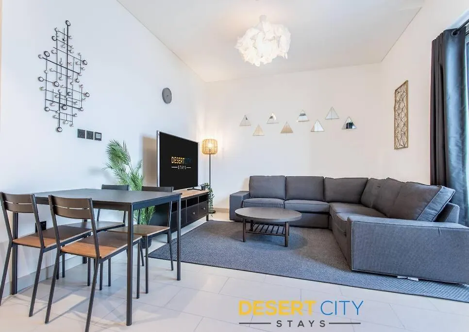 Fully Furnished In 2 Bed In Sobha Creek Vista Reserve, Hosted By Desert City Stays Dubai Förenade Arabemiraten
